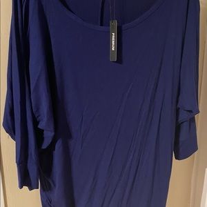 Ladies blue shirt